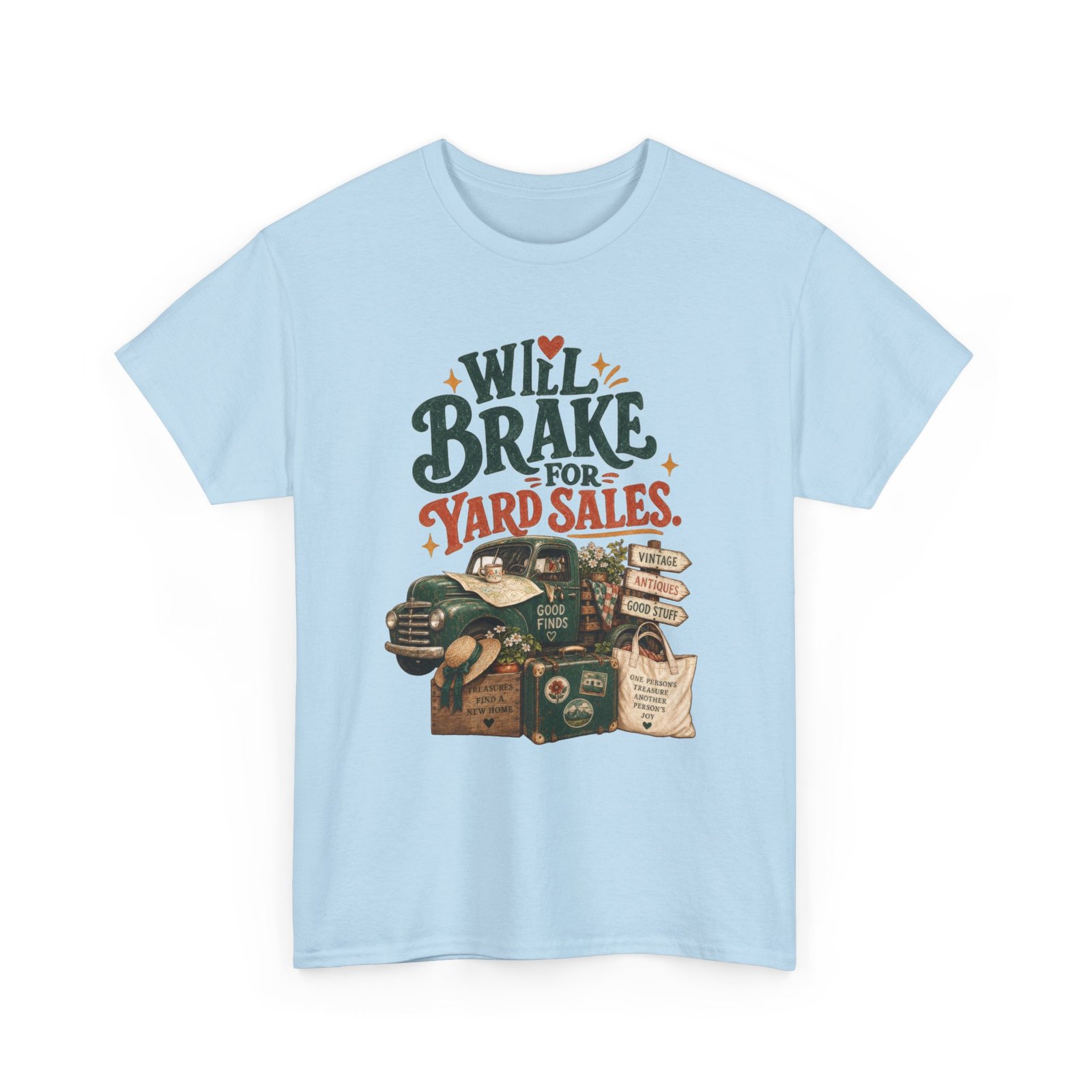 Will Brake for Yard Sales Tee - Image 4