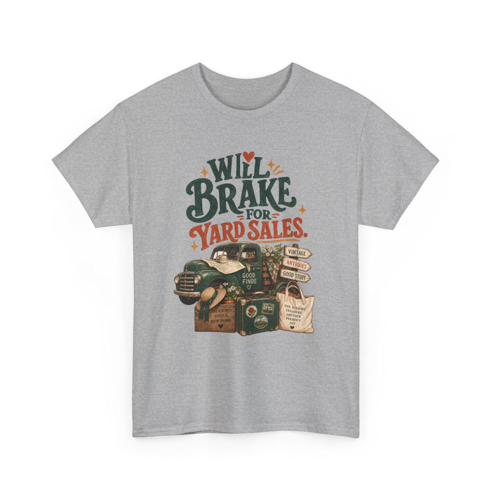Will Brake for Yard Sales Tee - Image 3