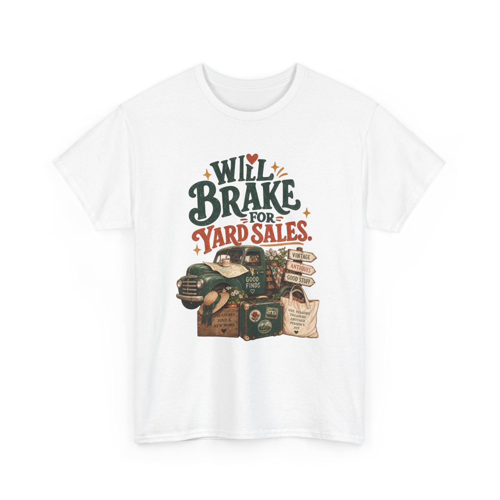 Will Brake for Yard Sales Tee - Image 2